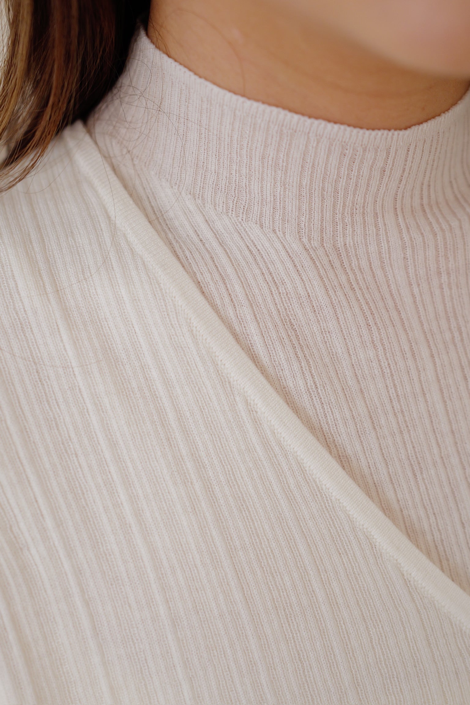【LE ZANS PRIVÉ】Minimalist Two-Piece Ribbed Knit Cardigan Set (33% wool) [T0310]