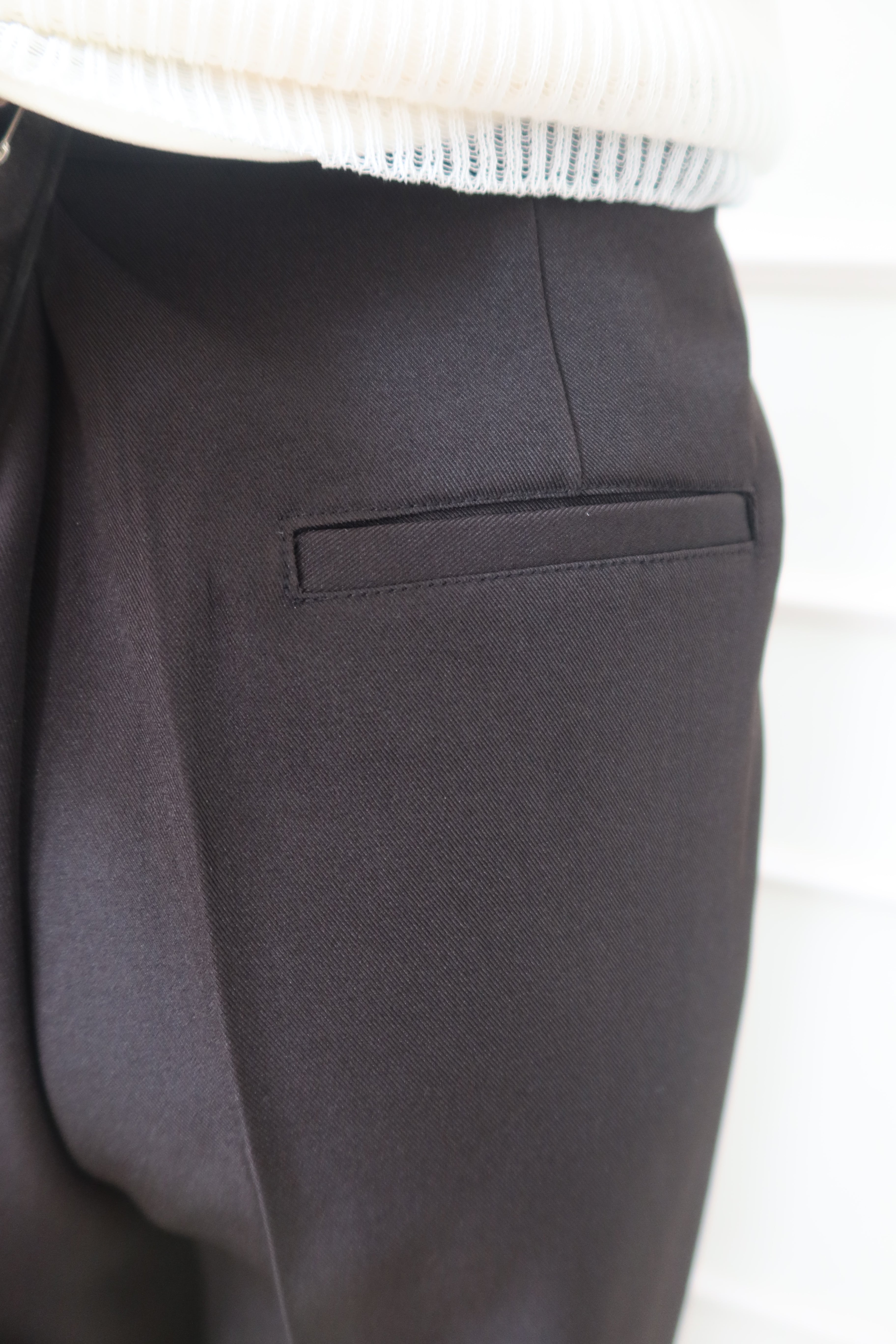 CrispLine Straight-Leg Suit Pants [PT0068]