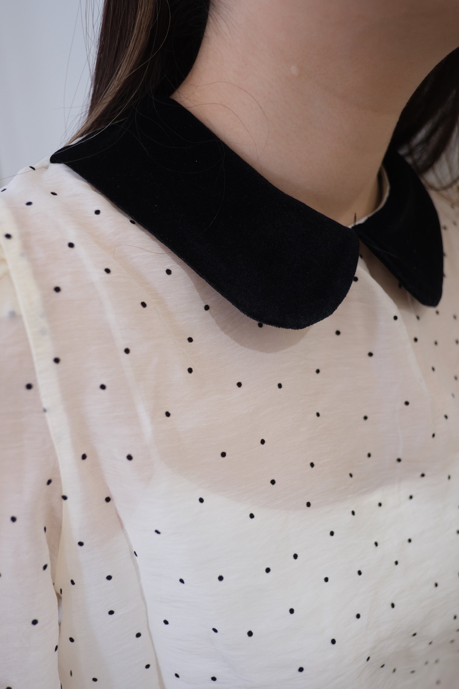 Polka Dot Charm Blouse [T0244]