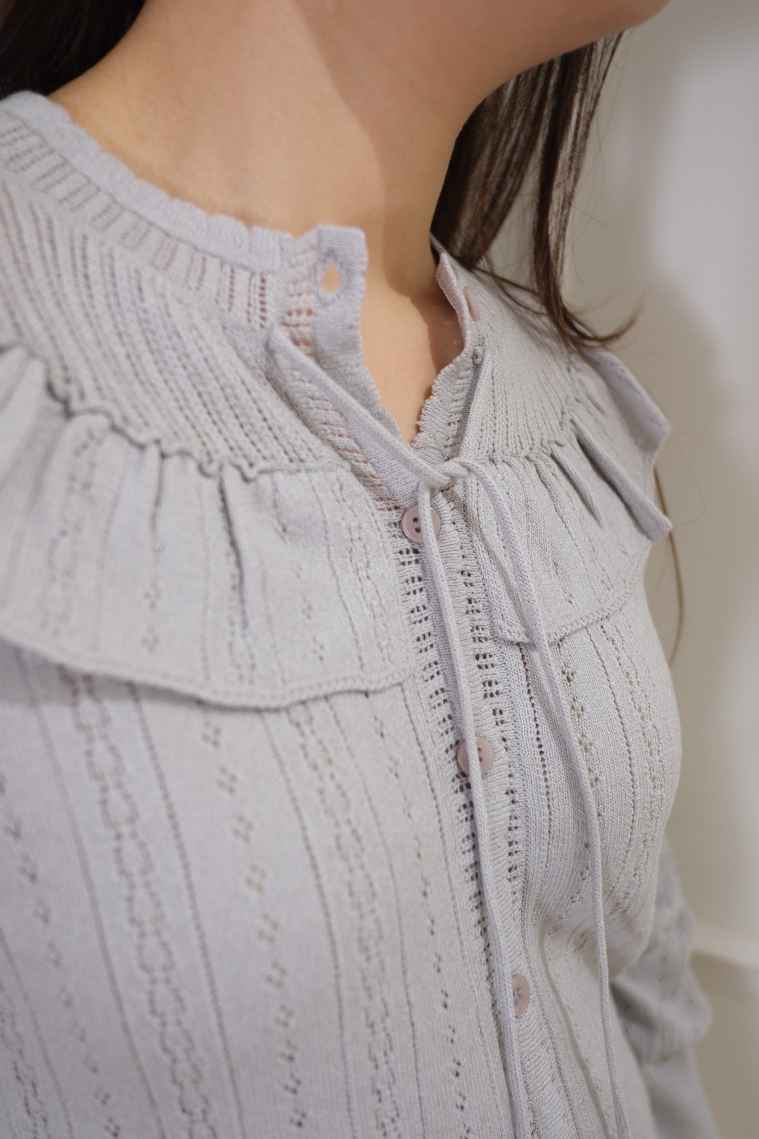 Sweetheart Bow Knit Top [T0243]