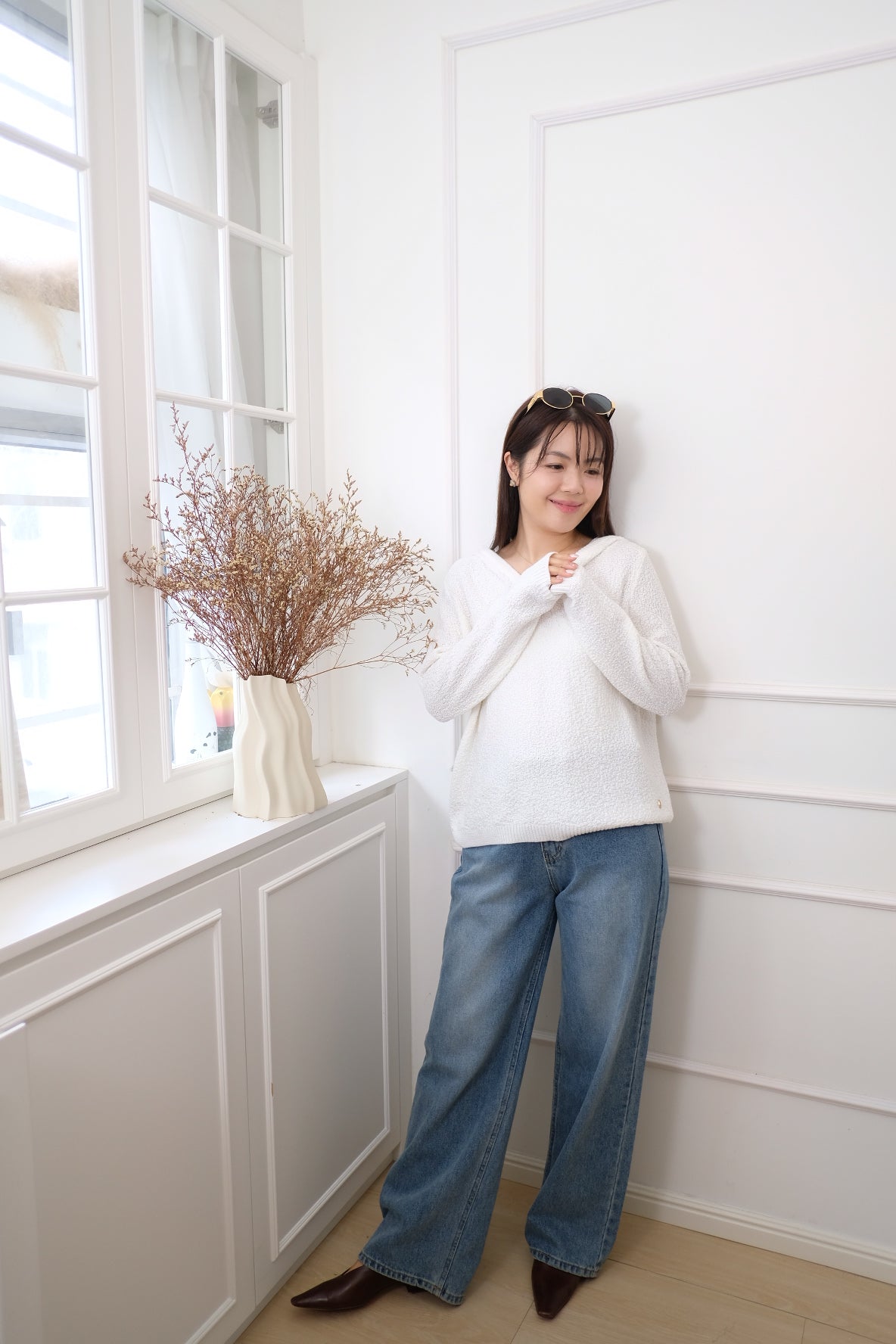 【LE ZANS BRAND COLLECTION】CloudSoft V-Neck Top [T0253]