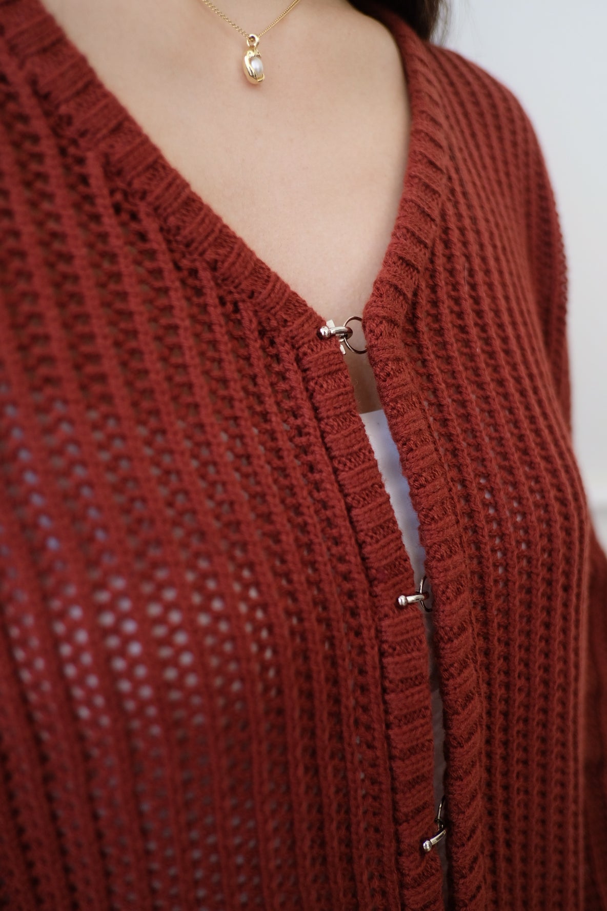 【LE ZANS BRAND COLLECTION】Rustic Rose Cardigan [T0254]