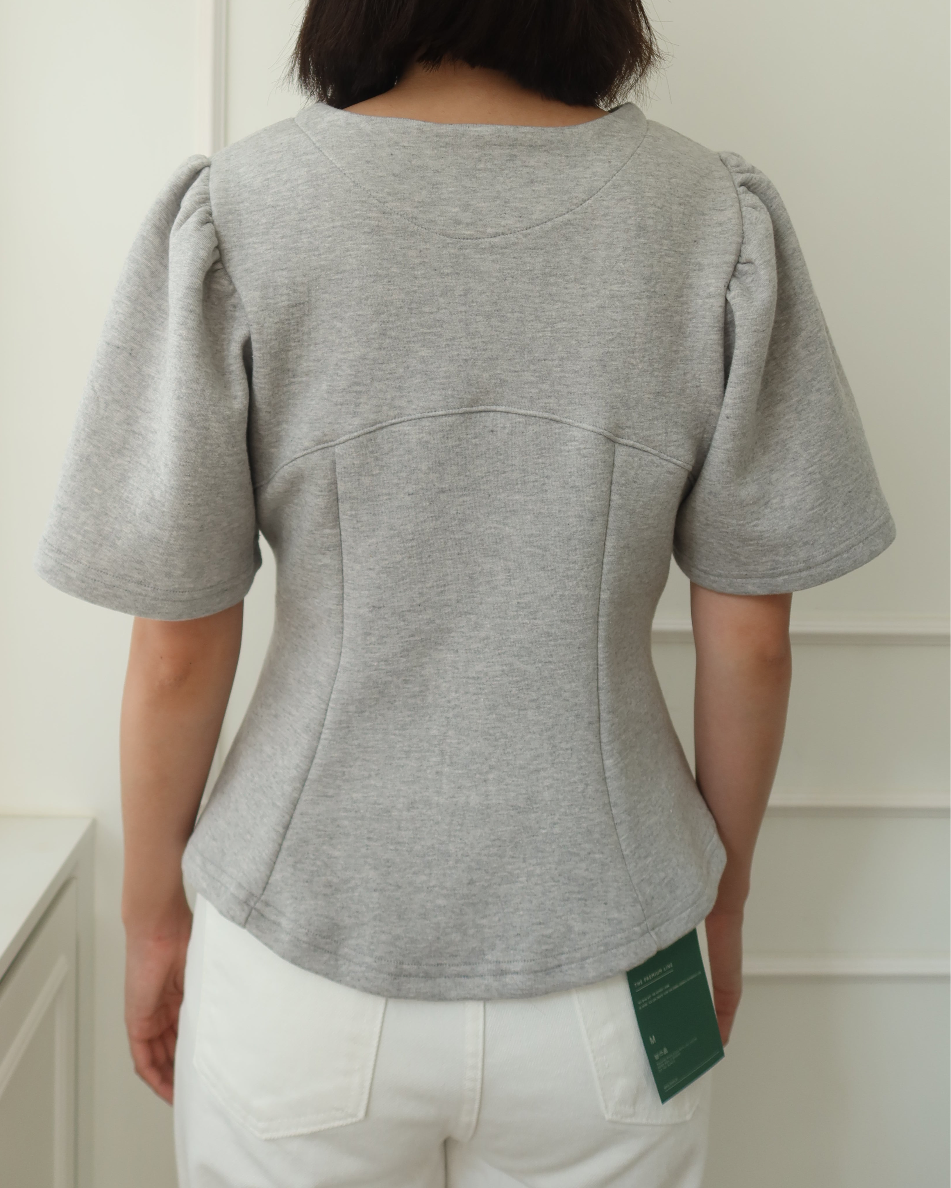 Tailored Flare Short Sleeve Top [T0212]