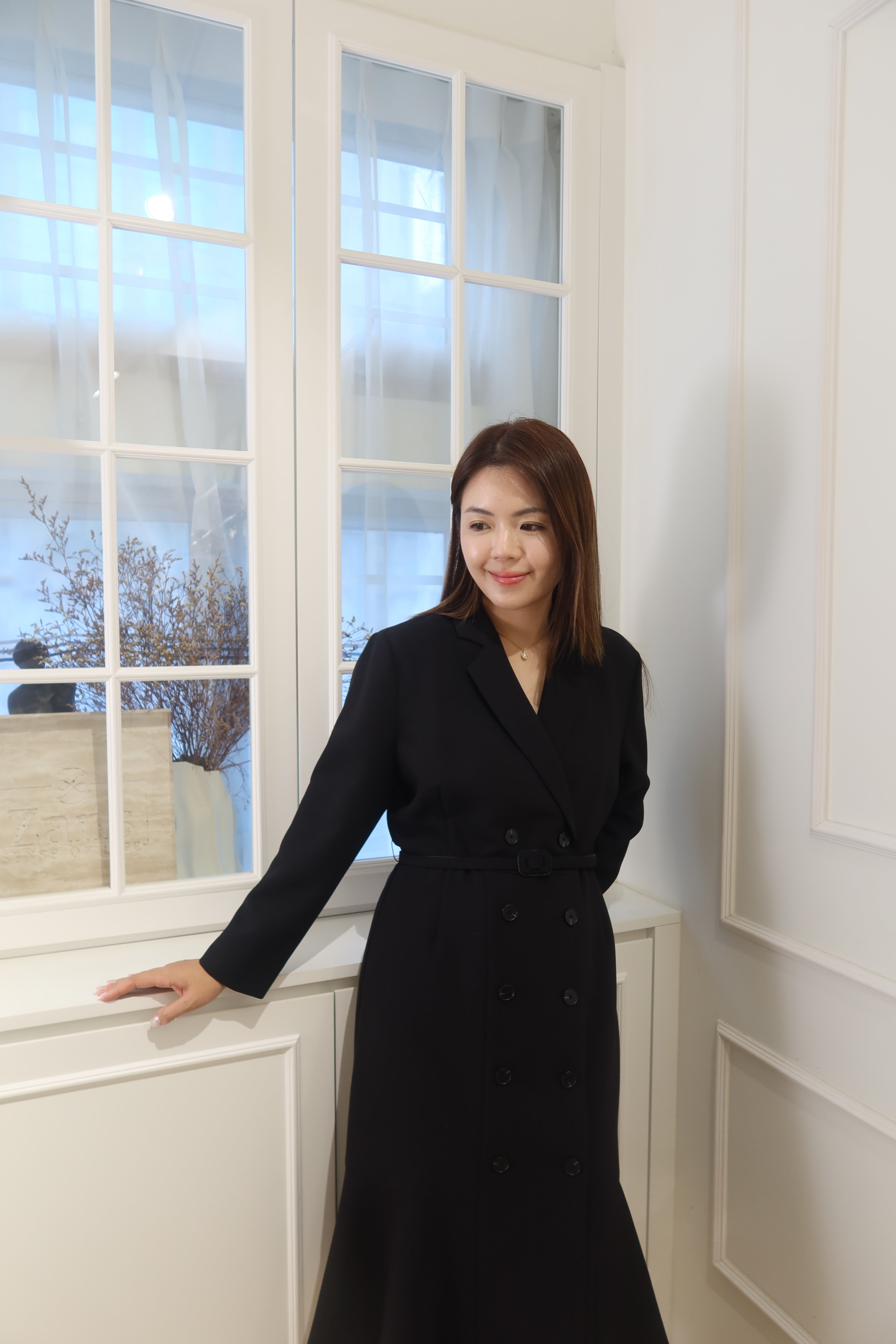 【LE ZANS BRAND COLLECTION】Mermaid's Embrace Trench Dress [OPS0167]