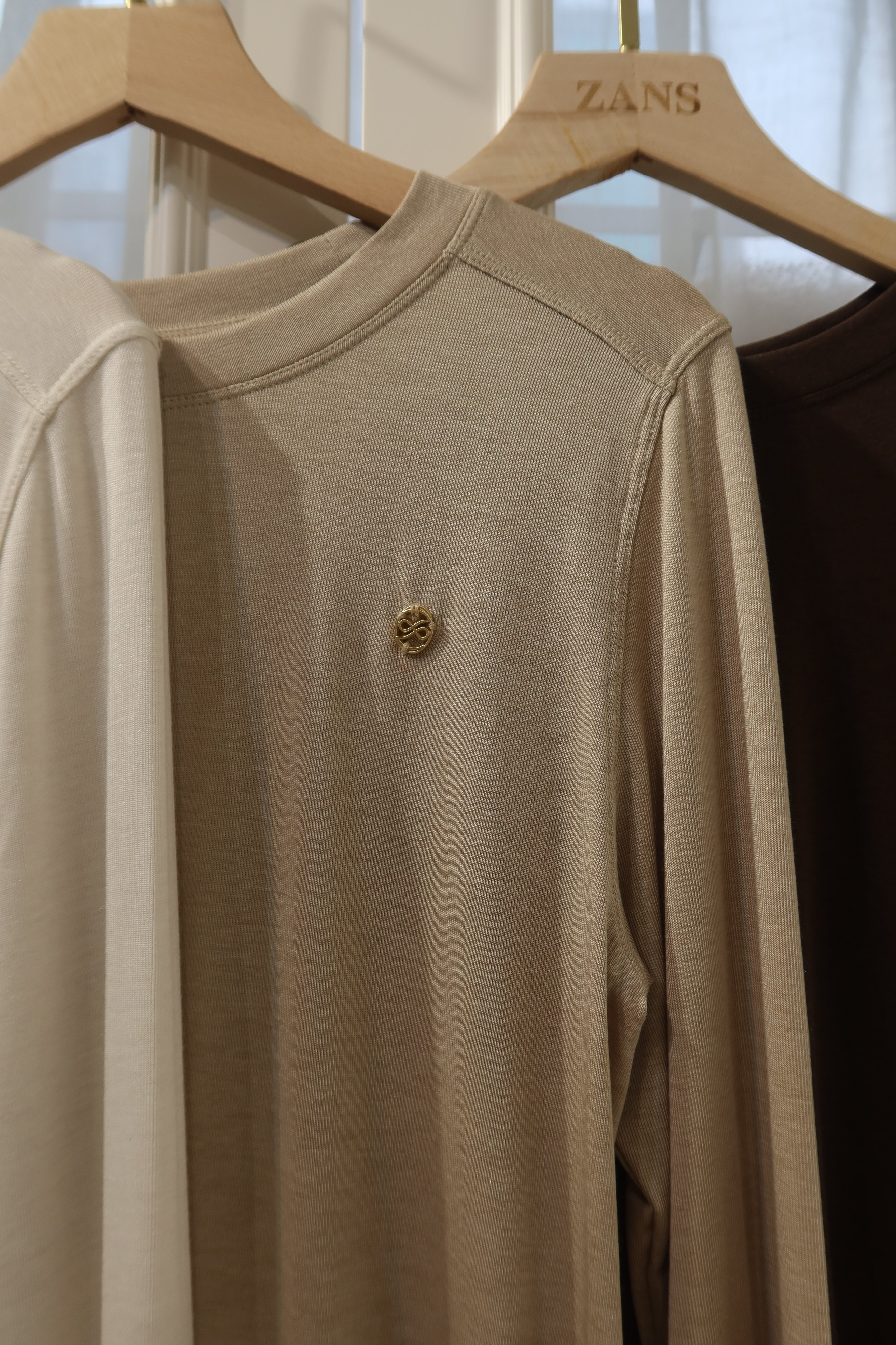 【LE ZANS BRAND COLLECTION】LuxeLayer Essentials (47%天絲，5%羊毛) [T0233]