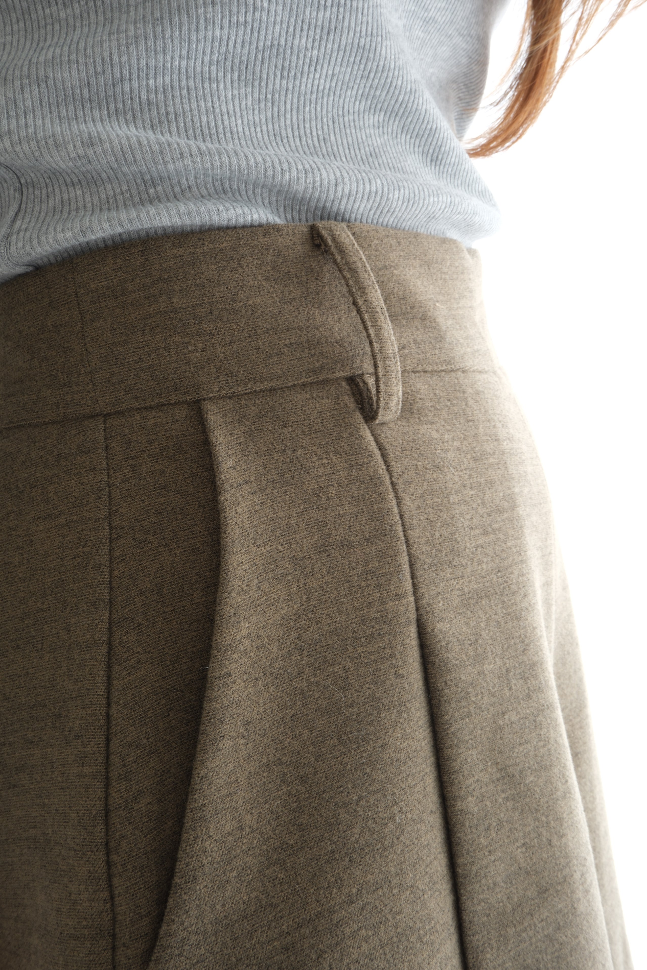 Soft Beige Comfort Skirt [SK0072]