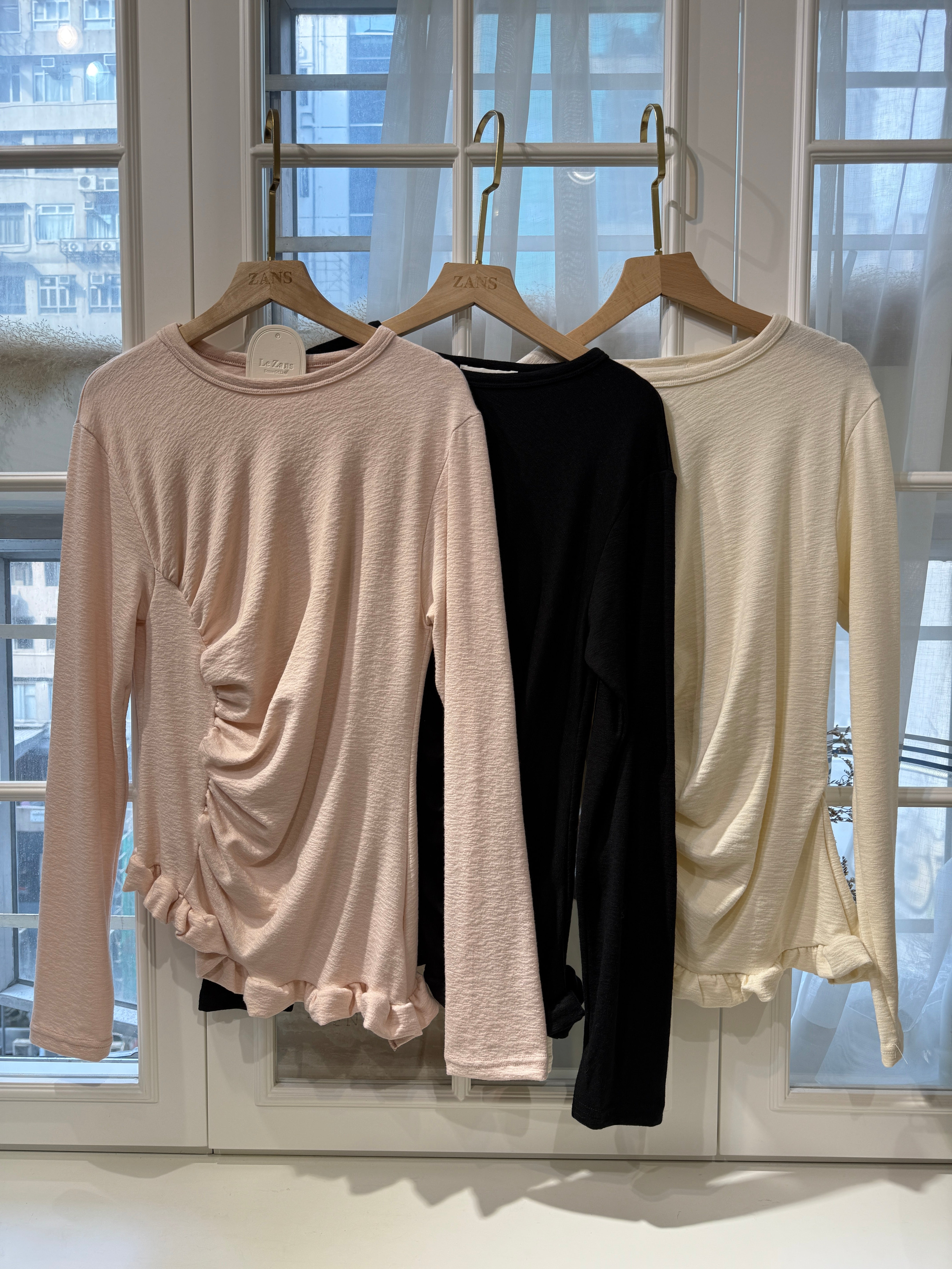 Detail Ruffle Elegance Top [T0247]