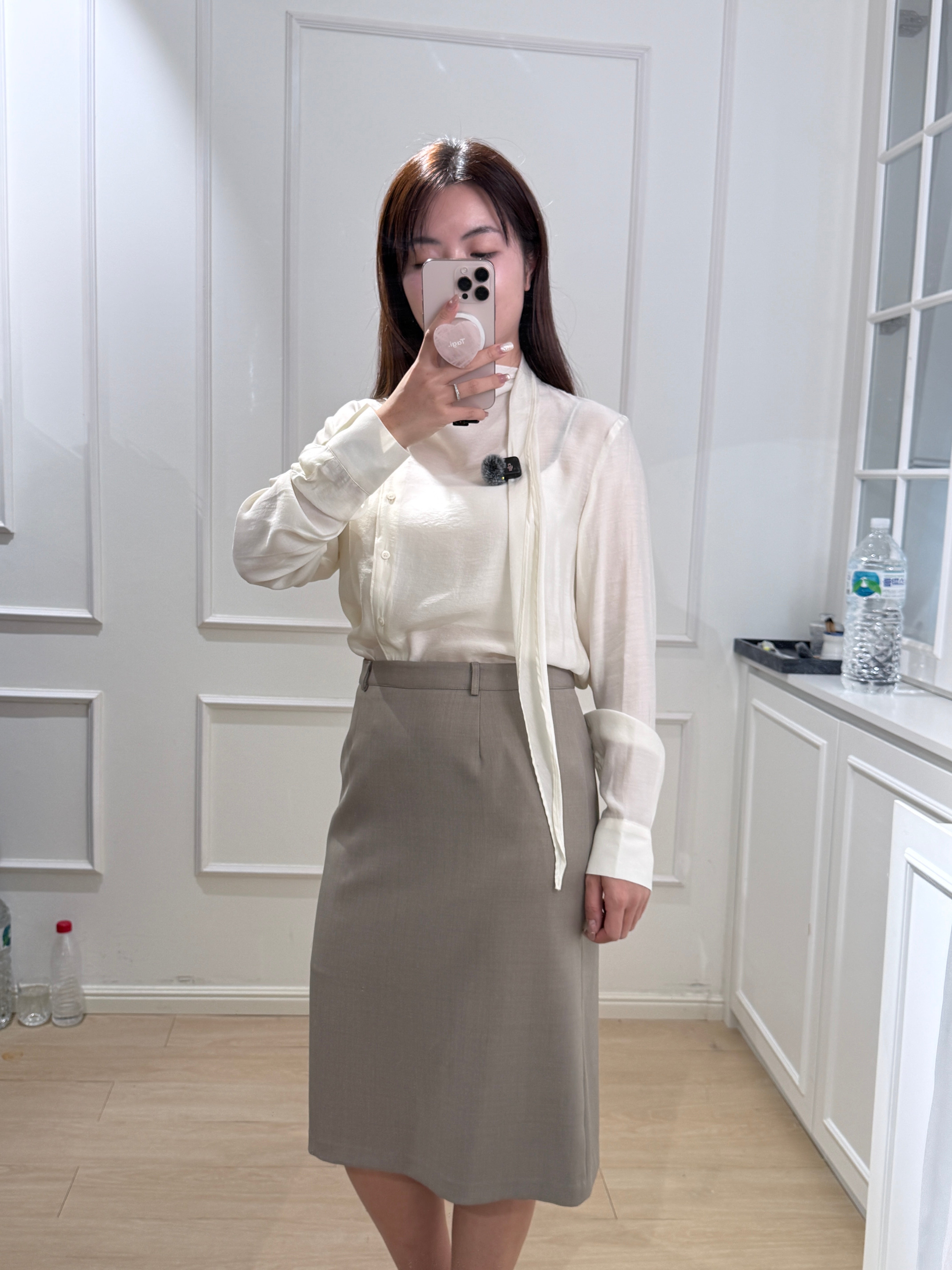 Sleek Mono Suit Skirt [SK0060]