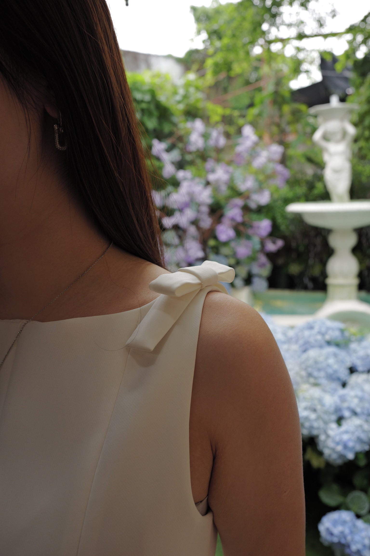 【LE ZANS BRAND COLLECTION】Elegant French Style Bowknot Sleeveless Vest [T0273]