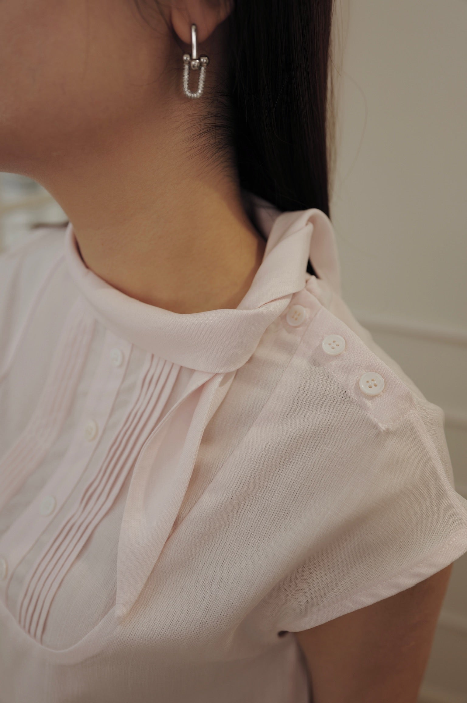 【LE ZANS BRAND COLLECTION】Soft Draped Vest [T0269]