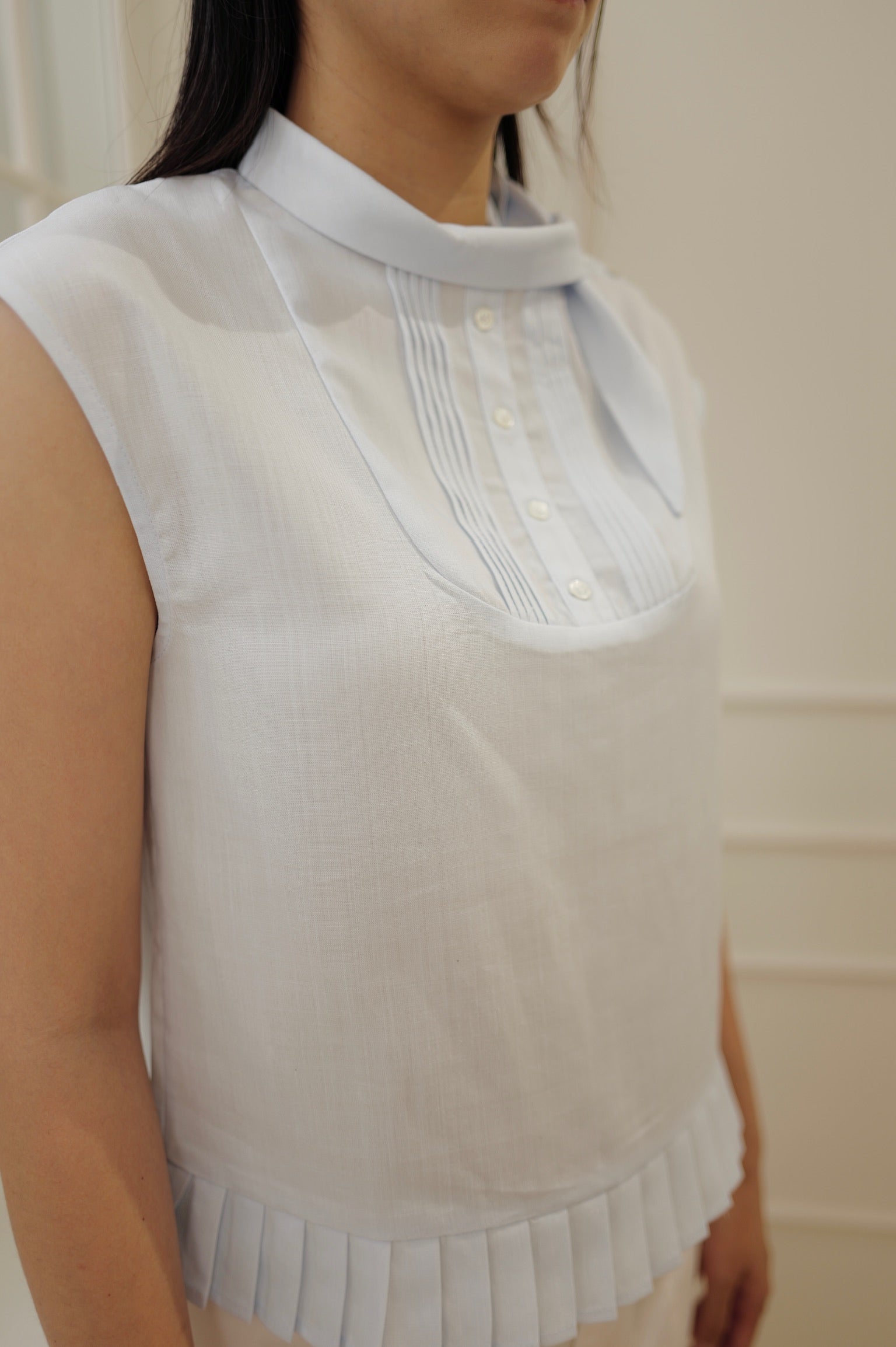 【LE ZANS BRAND COLLECTION】Soft Draped Vest [T0269]