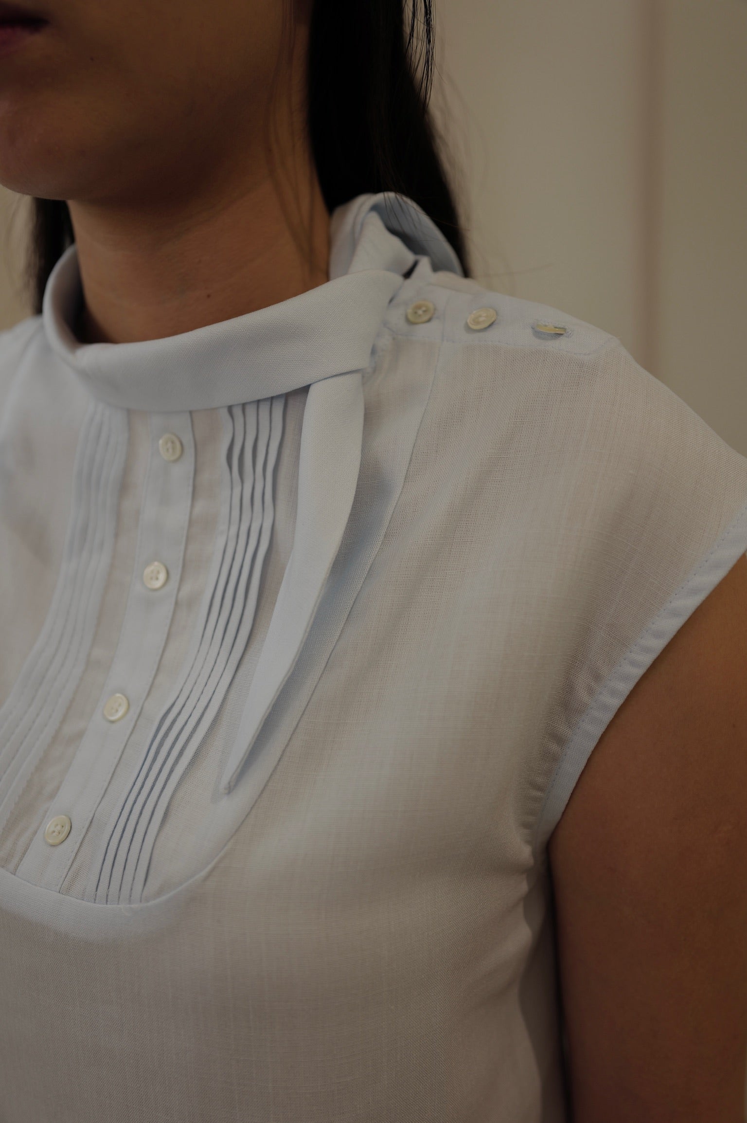 【LE ZANS BRAND COLLECTION】Soft Draped Vest [T0269]