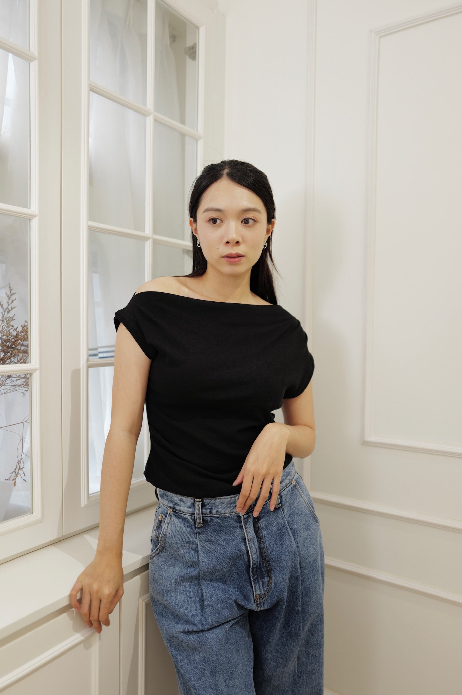 【LE ZANS BRAND COLLECTION】100% Cotton Fit Top [T0272]