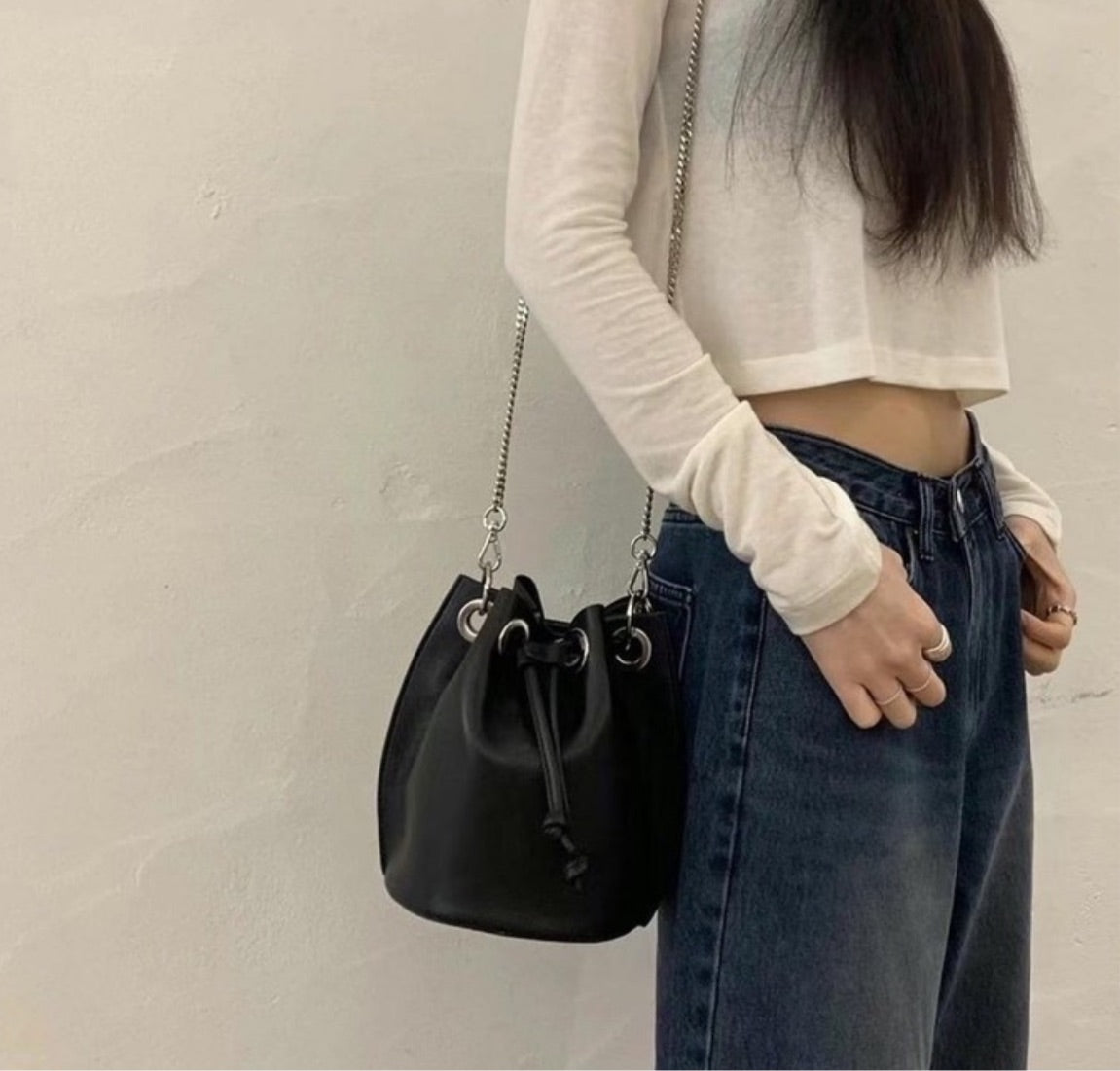 Made in Korea 🇰🇷真皮Bucket袋 [B0003]