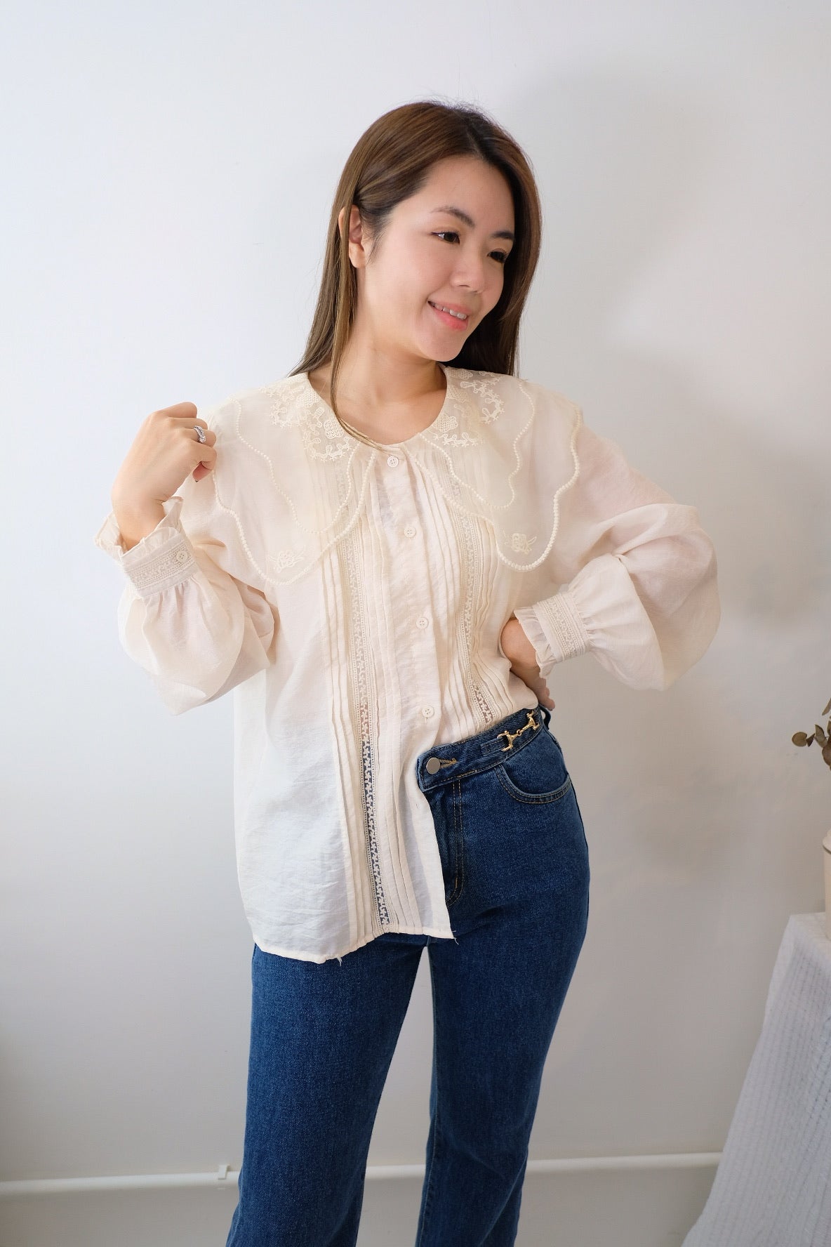 大lace領Top [T0041]