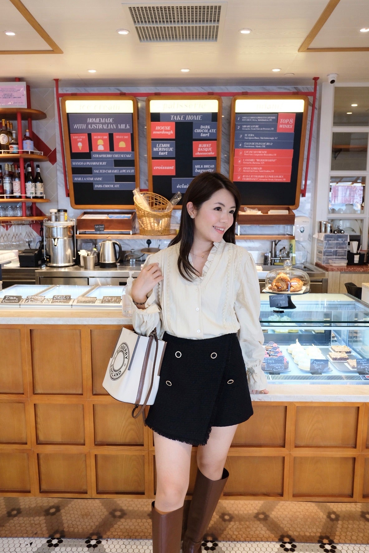 Ruffles V領Top [T0021]